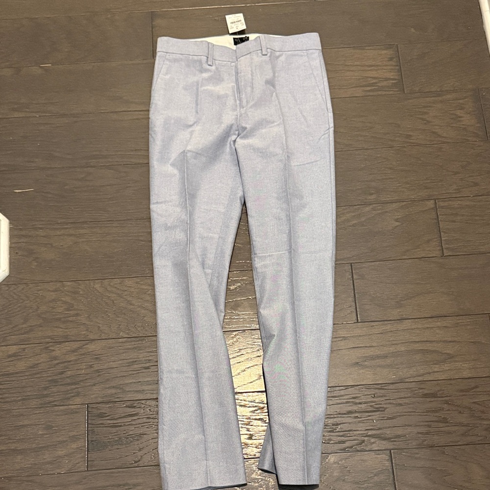 Crewcuts Thompson cloudy blue Oxford Light Dress Pants